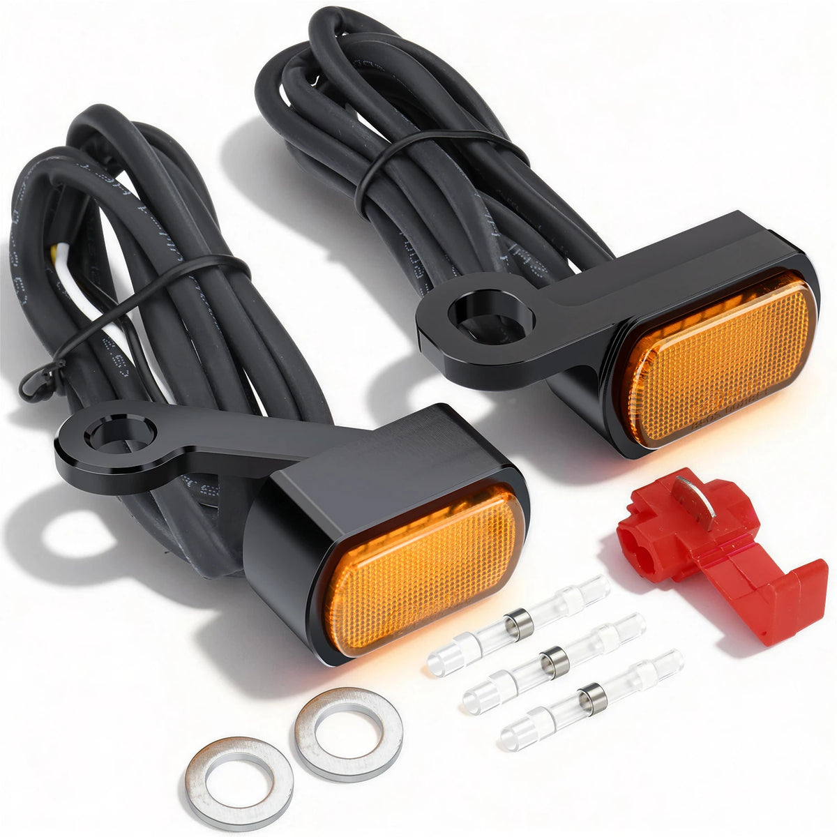 Clignotants avant LED mini format pour Harley-Davidson Sportster XL 883 et 1200, 2004 et plus – photo 7/11