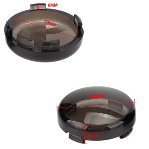 Caches de clignotants fumés pour Harley - vue 5