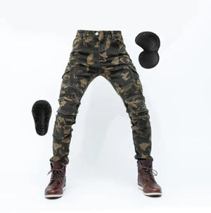 Pantalon moto jean avec 4 protections genoux et hanches - vue 13