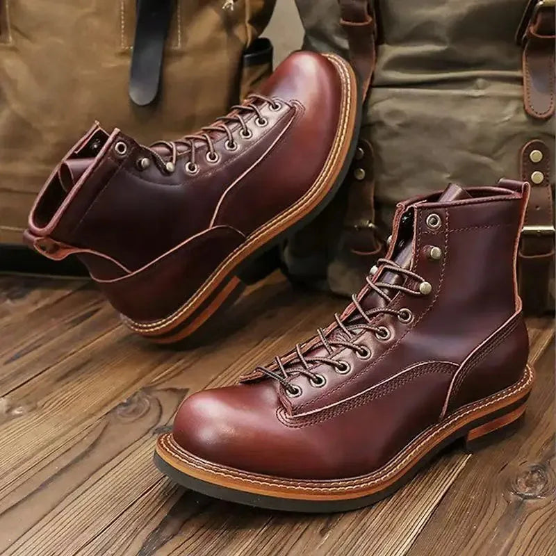 Bottines cuir cowhide homme - vue 2