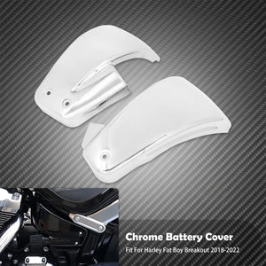 Cache latéral de carénage de batterie noir/chrome - Harley Softail M8 Fat Boy, Breakout FXBR, FLFB, Sport Glide 2018-2022 – photo 8/8