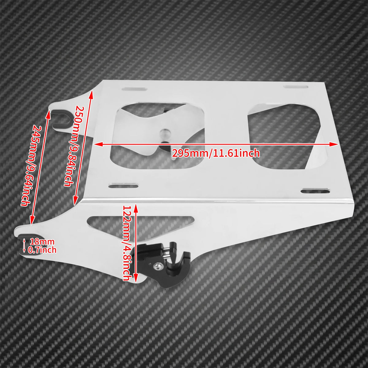 Kit de Fixation 4 Points (Docking Hardware) pour Porte-Bagages - Harley-Davidson Touring 2014-2025 – photo 2/10