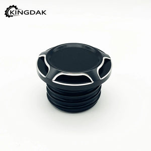 Bouchon de réservoir style couronne en aluminium pour moto Harley-Davidson - vue 3