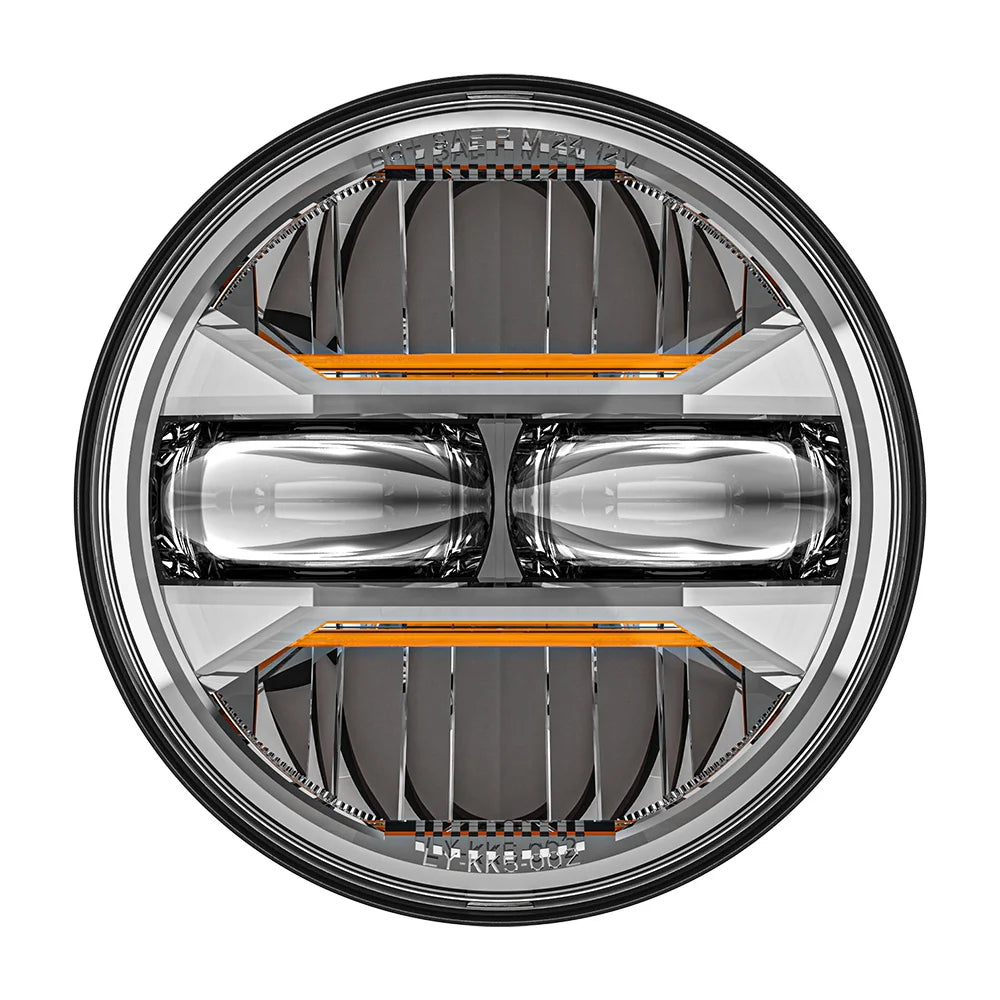 Phare LED projecteur noir monté sur une Harley-Davidson Touring - vue 8