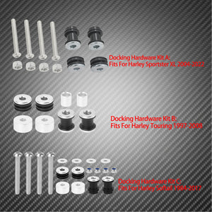 Kit de Fixation Rapide pour Dossier/Sissy Bar (Docking Hardware) - Harley-Davidson Sportster, Touring & Softail – photo 6/9