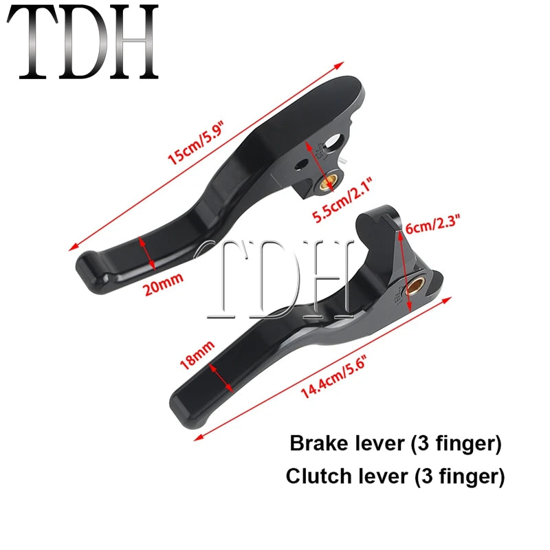 Leviers de frein et embrayage pour Harley Touring 2021-2024 - vue 4