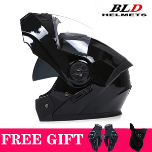 Casque moto modulable rétro double écran - vue - vue 10