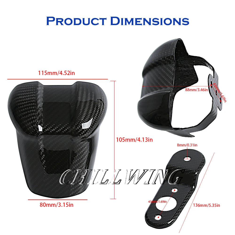 Cache de klaxon carbone pour Harley Touring Trike - vue 5