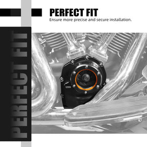 Carter de came transparent bicolore pour Harley Touring et Softail - vue 3