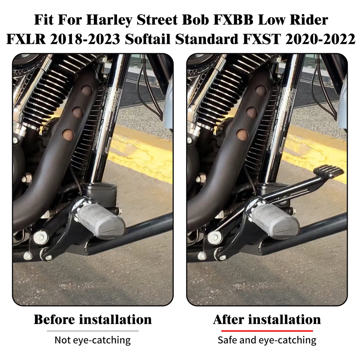 Kit Commandes Avancées (Forward Controls) - Harley-Davidson Softail Street Bob, Low Rider, Low Rider S, Standard, Breakout 2018-2024 – photo 3/6