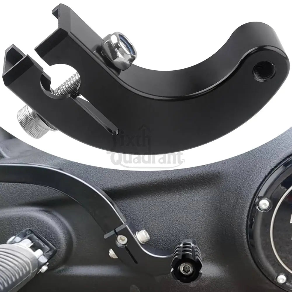 Sélecteur talon/pointe noir en aluminium pour Harley Softail Low Rider ST 2022-2024 – photo 4/6