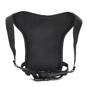 Sacoche de cuisse noire pour motard - vue 2