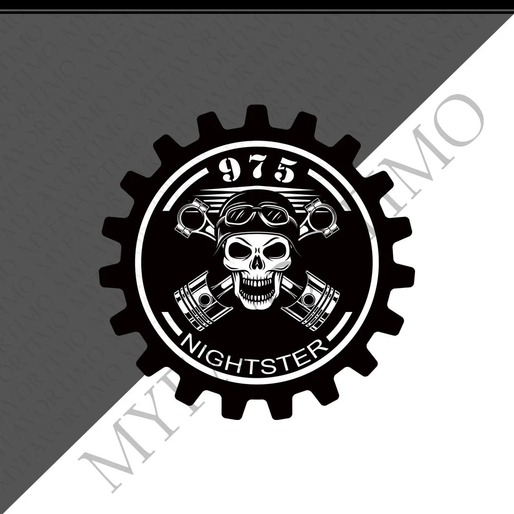 Autocollant décoratif sur réservoir de Harley Nightster - vue 33