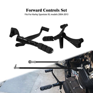 Kit Complet de Commandes Avancées (Pegs, Leviers, Tringlerie) - Harley-Davidson Sportster XL883/XL1200 2004-2022 – photo 7/10