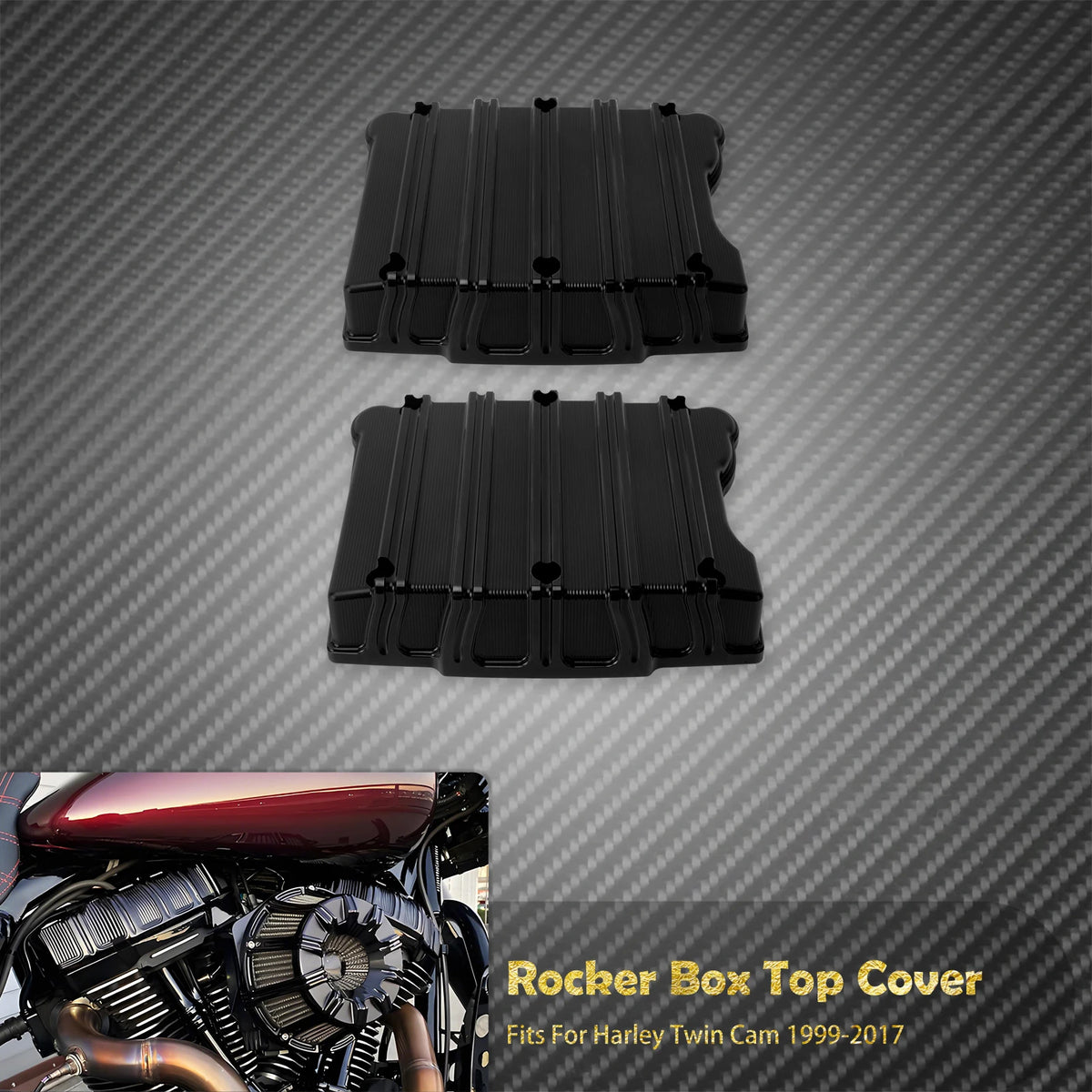 Couvercles supérieurs de culbuteurs pour Harley Twin Cam - vue 8
