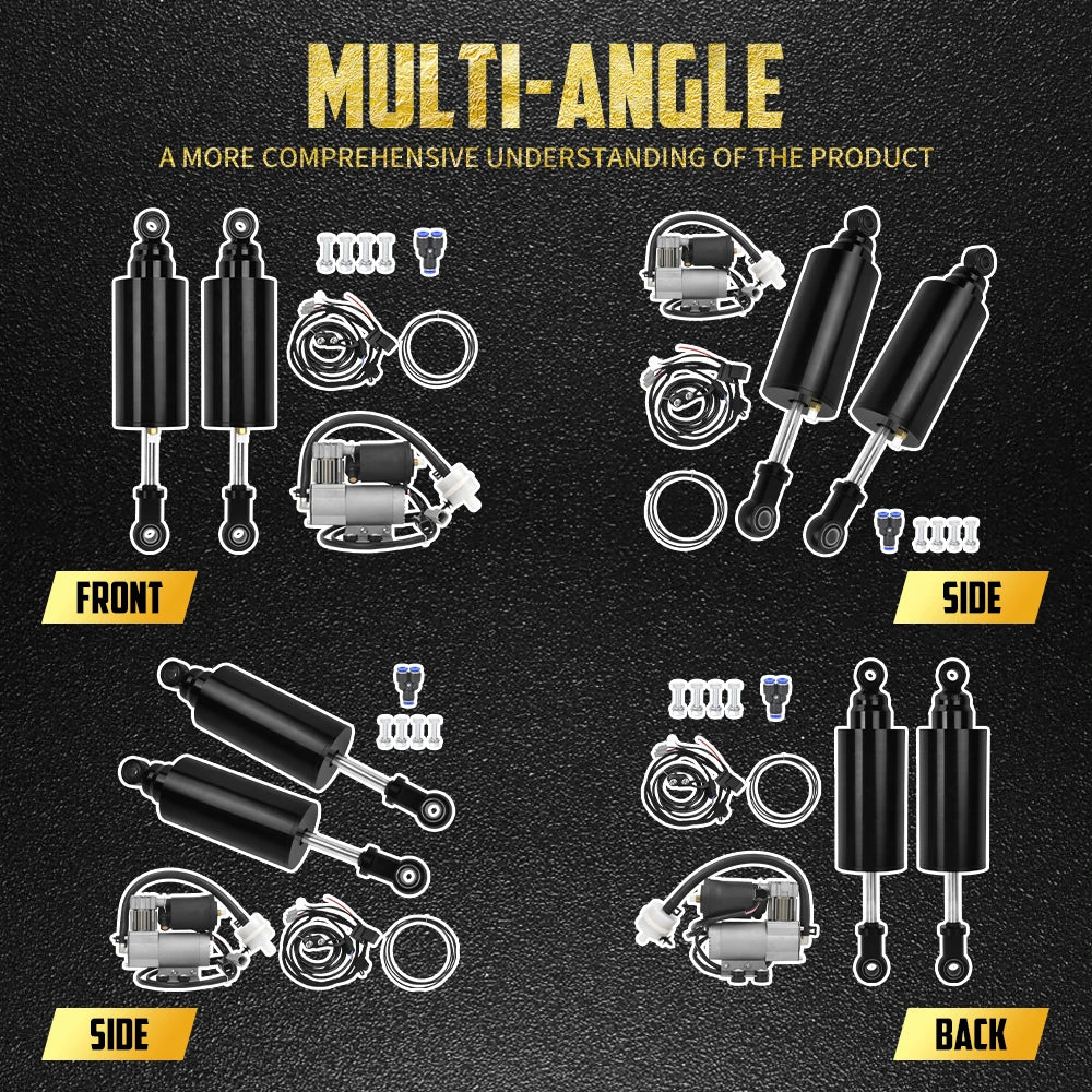 Kit de Suspension Arrière Pneumatique Réglable (Air Ride) - Harley-Davidson V-Rod 2007-2017 – photo 3/6