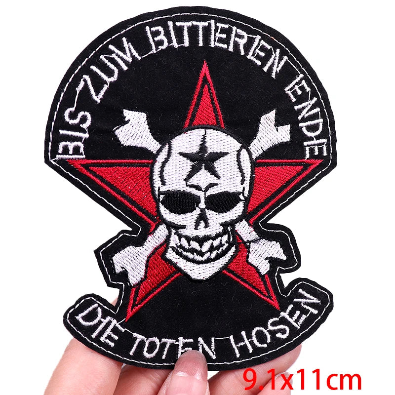 Écusson brodé style biker moto hippie punk - vue 25
