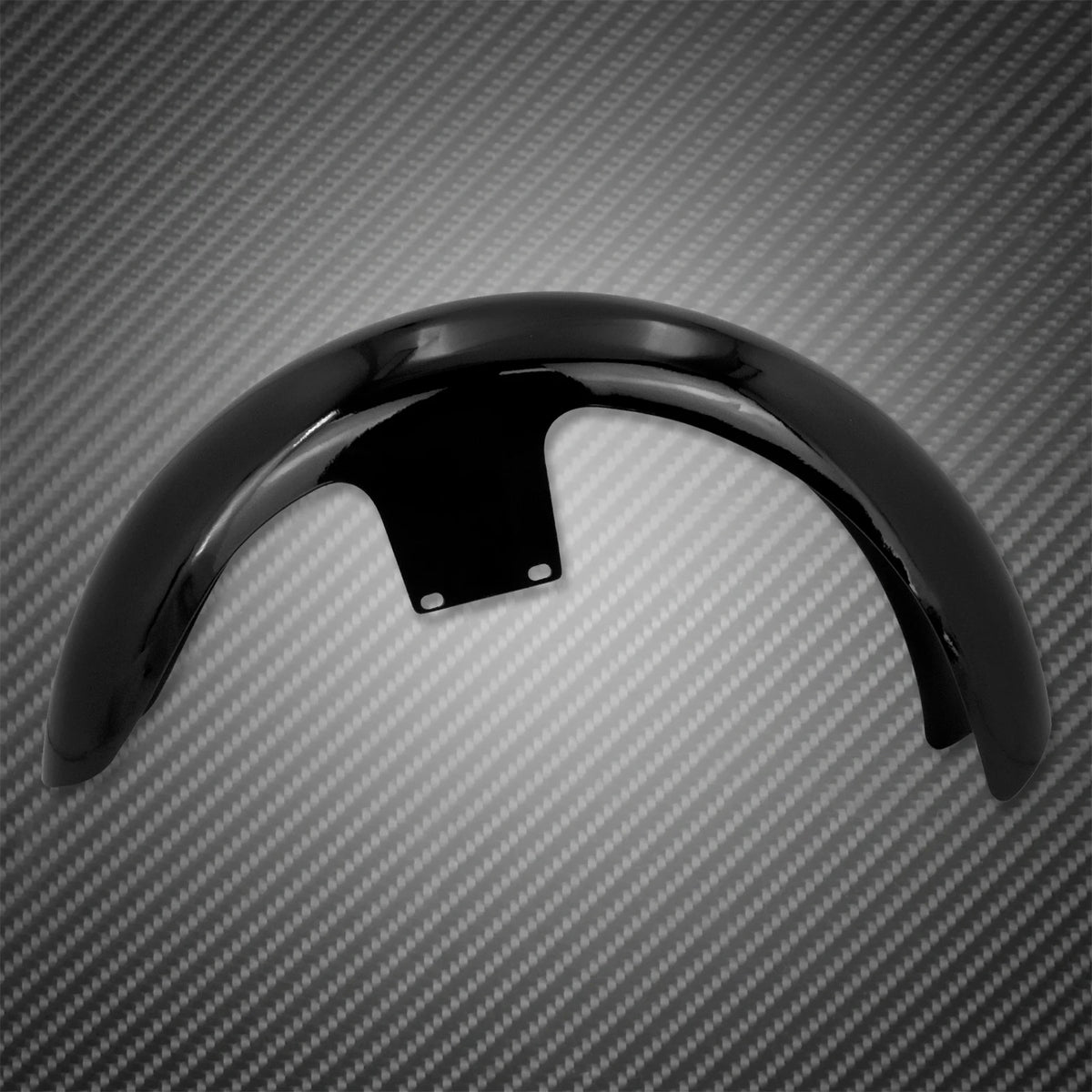 Garde-boue avant moto en acier noir brillant 21 pouces pour Harley Touring - vue 5