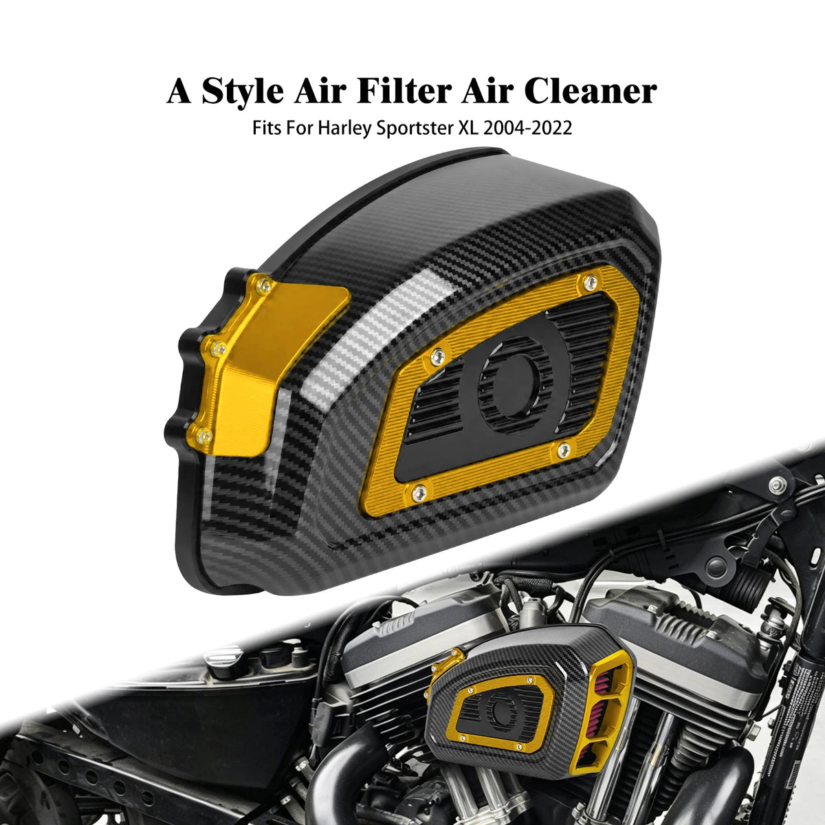 Filtre à air moto coloré haute performance pour Harley-Davidson - vue 26