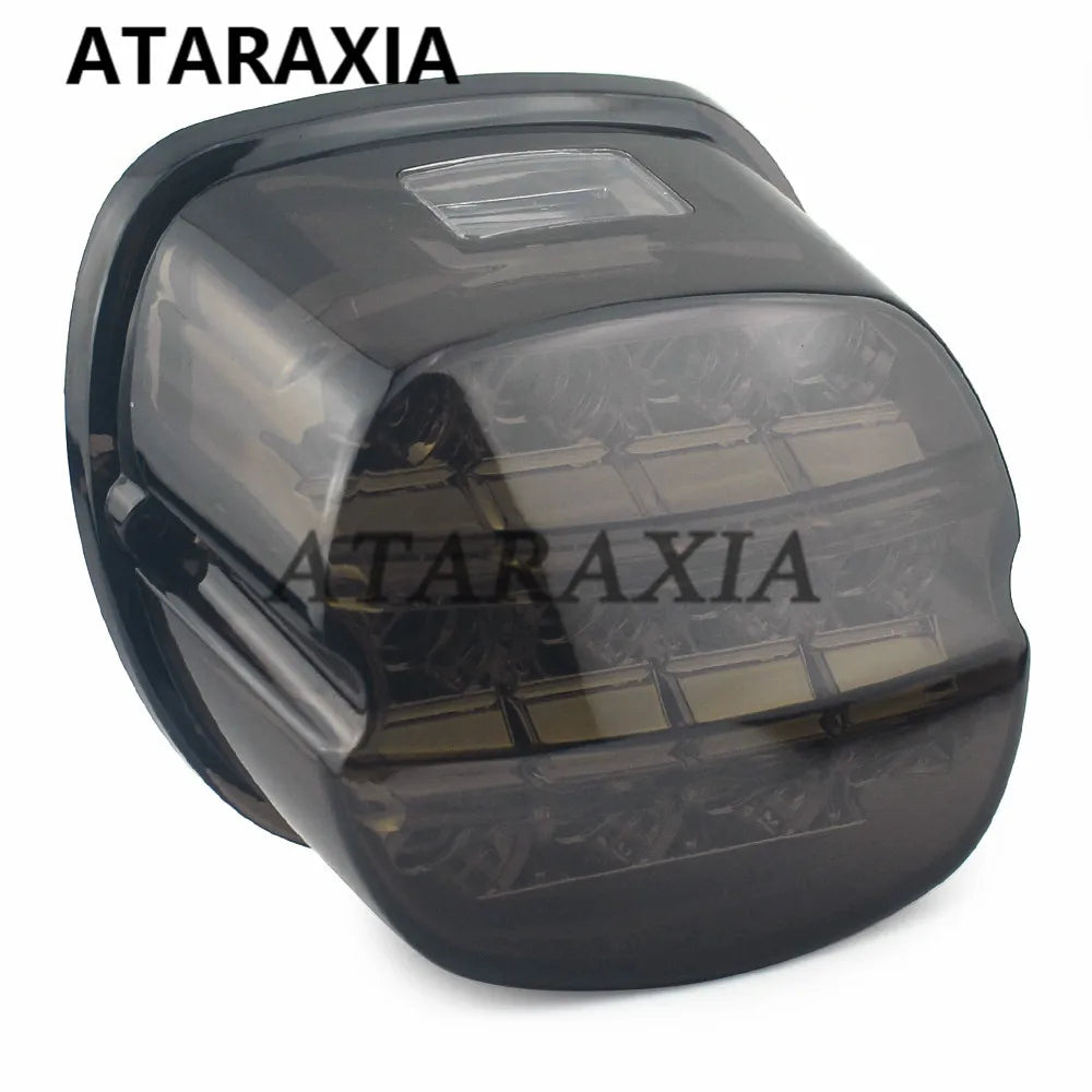 Feu arrière LED vintage rond noir style bobtail pour Harley-Davidson - vue 15