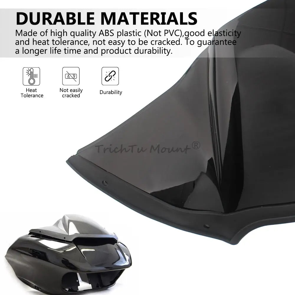 Cache de conduit d'air noir pour carénage de Harley-Davidson Road Glide - vue 6