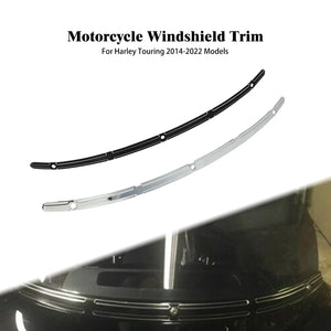 Garniture de pare-brise en aluminium pour Harley-Davidson Touring - vue 1