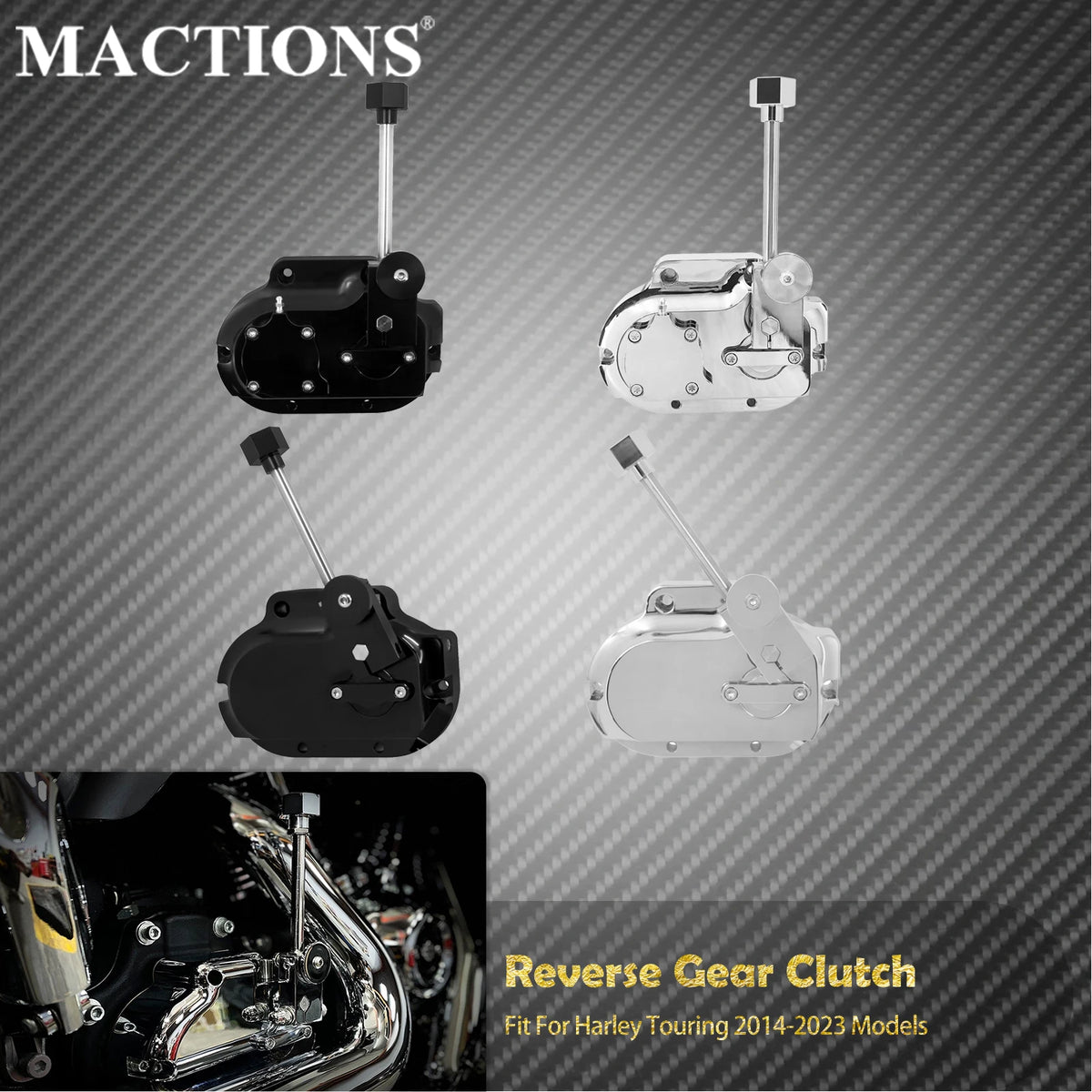 Kit Marche Arrière (Reverse Gear) avec Assistance d'Embrayage - Harley-Davidson Touring 2008-2023 et Softail – photo 1/10