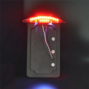 Support de plaque latéral avec feu LED pour Harley custom - vue 5