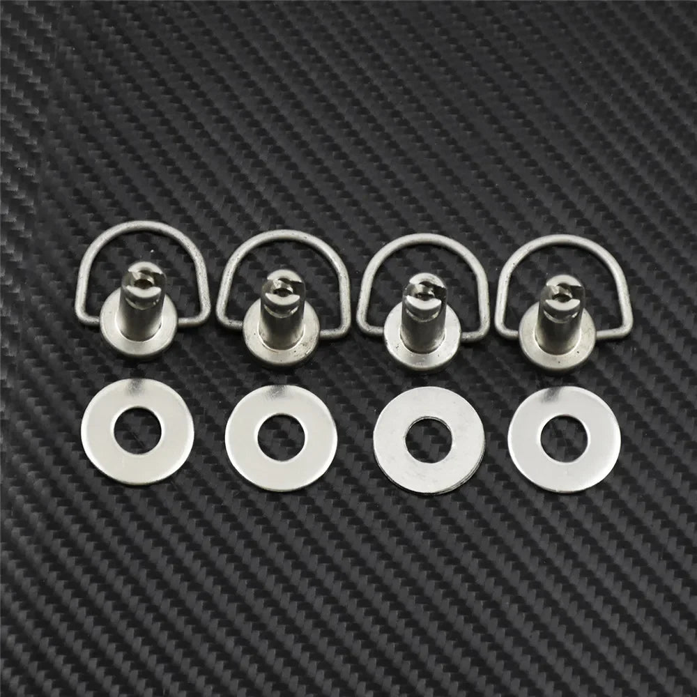 Kit de Fixations Chromées pour Sacoches Rigides Harley (4 pièces) - vue 6