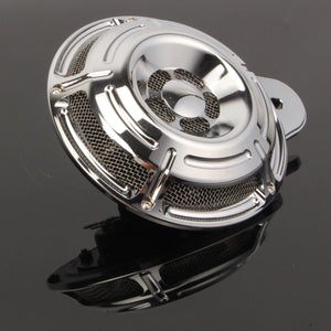 Klaxon 110 dB avec cache aluminium pour Harley Big Twin - vue 5
