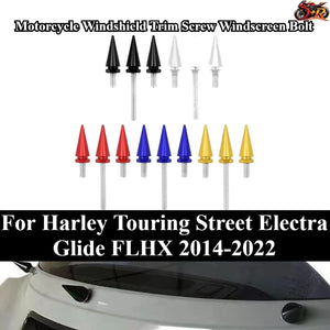 Vis de finition dorées pour pare-brise de moto Harley - vue 1