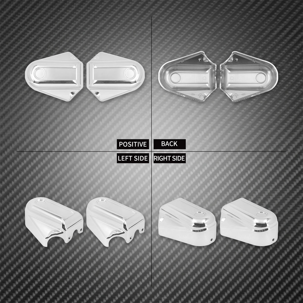 Caches d'Écrou d'Essieu Arrière (Bar Shield) - Harley-Davidson Softail Heritage, Slim, Deluxe 2008-2017 – photo 2/8