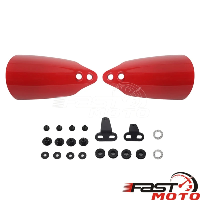 Paire de protège-mains noirs pour guidon de moto Harley-Davidson Dyna - vue 16