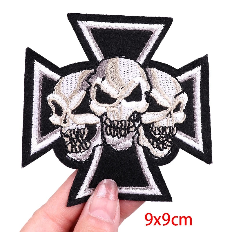 Écusson brodé biker thermocollant - vue 39