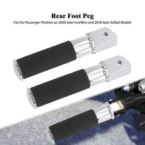 Repose-pied en aluminium pour Harley-Davidson Softail - vue 9