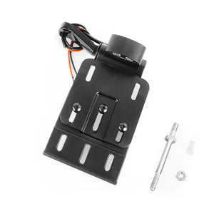 Support latéral de plaque d'immatriculation avec éclairage LED pour Harley Sportster et Dyna - vue 8