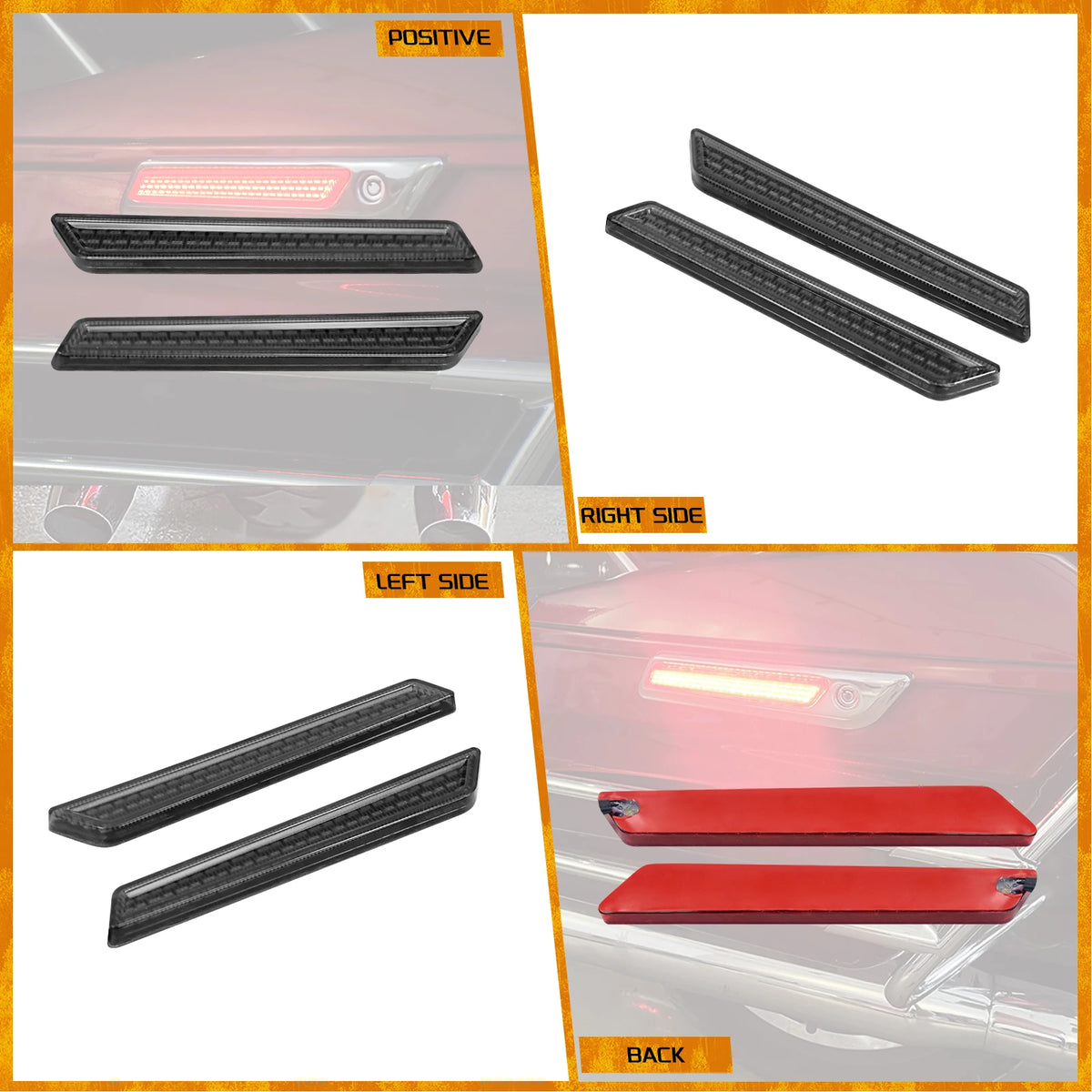 Feux LED de loquets de sacoche - Harley Touring Road King, Electra Street Glide, CVO Limited 2014-2023 – photo 2/8