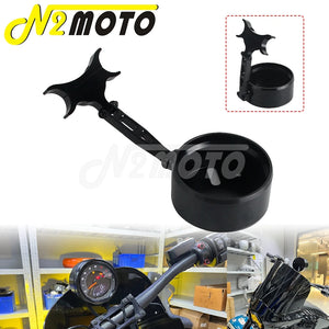 Support de compteur digital pour riser de Harley Fat Bob - vue 1