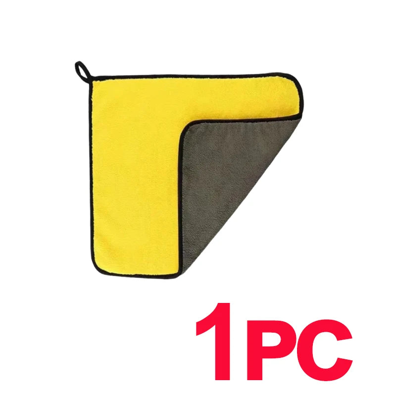 Serviette Microfibre Haute Absorption pour Lavage Auto/Moto - Vitres et Rétroviseurs – photo 7/12