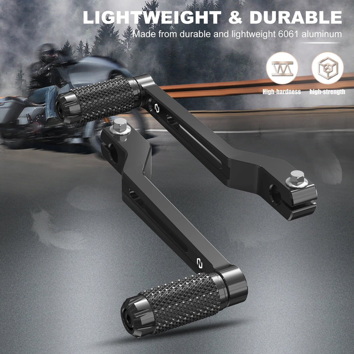 Levier de sélecteur de vitesses en aluminium anodisé pour Harley-Davidson Road King, Softail Slim, Heritage Classic, Deluxe & Fat Boy (2017-2024) – photo 4/10