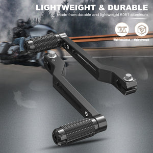 Levier de sélecteur de vitesses en aluminium anodisé pour Harley-Davidson Road King, Softail Slim, Heritage Classic, Deluxe & Fat Boy (2017-2024) – photo 4/10