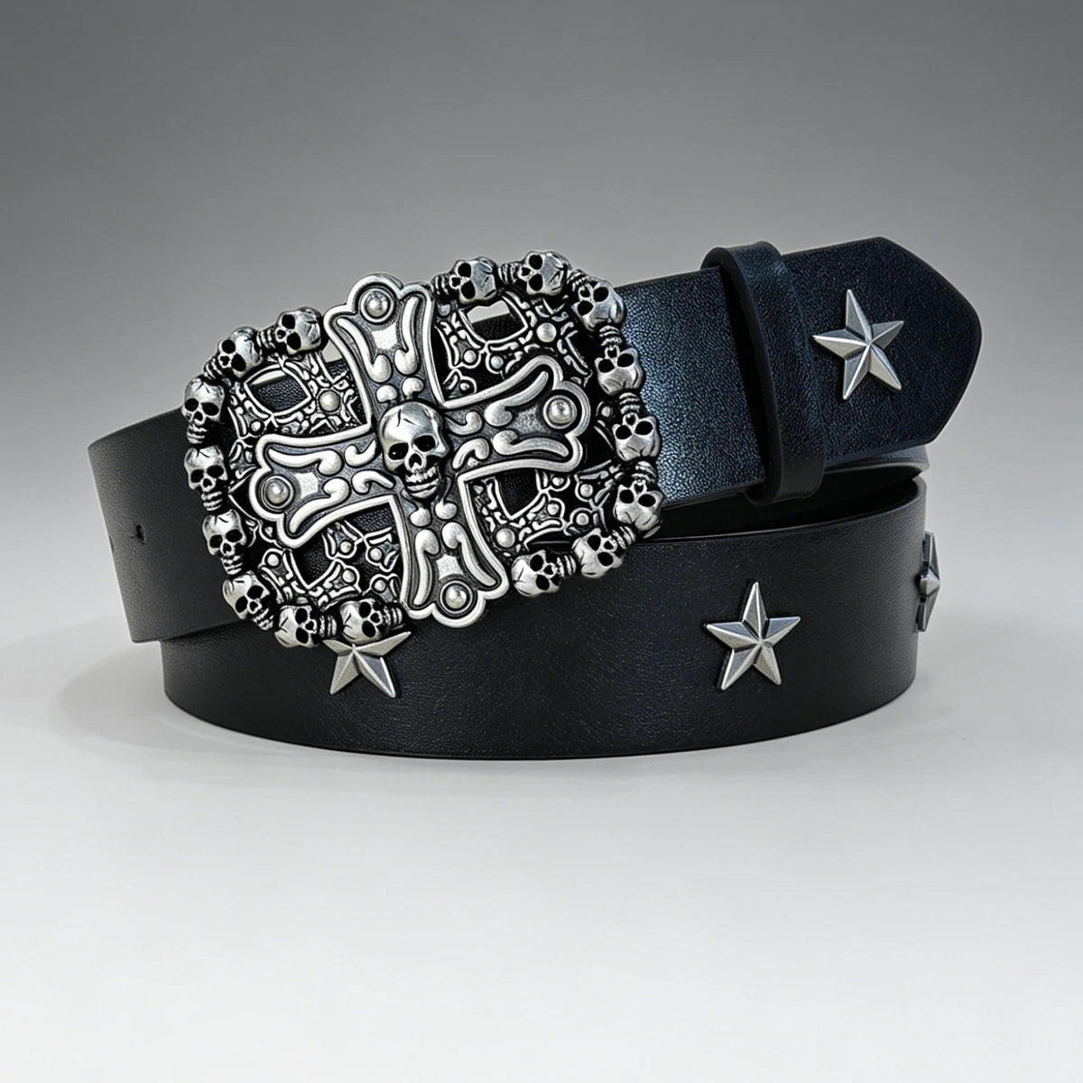 Ceinture simili cuir style rétro bohème rock - vue 4