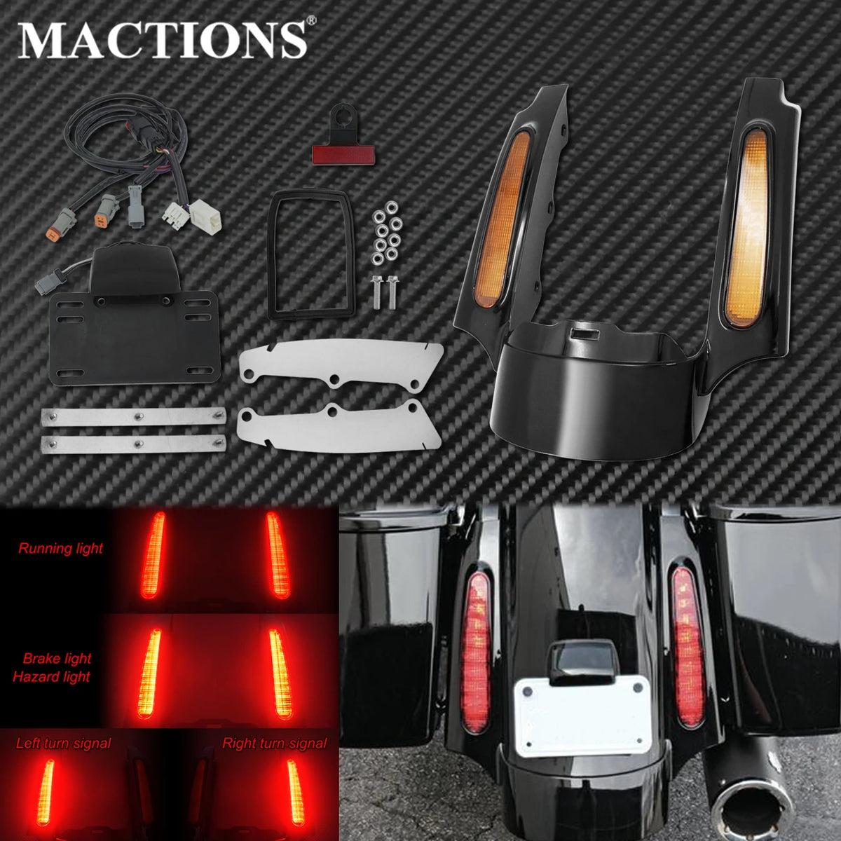 Extension de Garde-Boue Arrière (Fascia) - Harley-Davidson Touring 2009-2013 – photo 1/6
