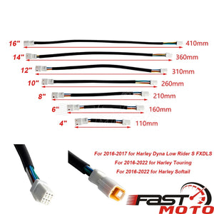 Kit d'extension de câblage électronique pour guidon de moto Harley-Davidson - vue 2