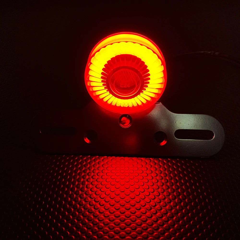 Feu arrière stop LED rond pour Harley Sportster - vue 3