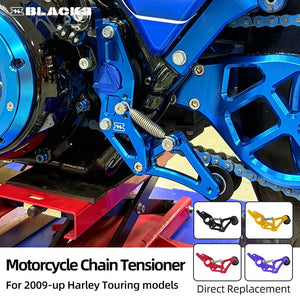 Tendeur de Chaîne CNC Aluminium - Harley-Davidson Touring 2009 et plus récent – photo 1/12