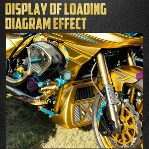 Cache radiateur d'huile en aluminium pour Harley-Davidson Touring M8 Road Glide, Street Glide 2024 et plus – photo 3/12