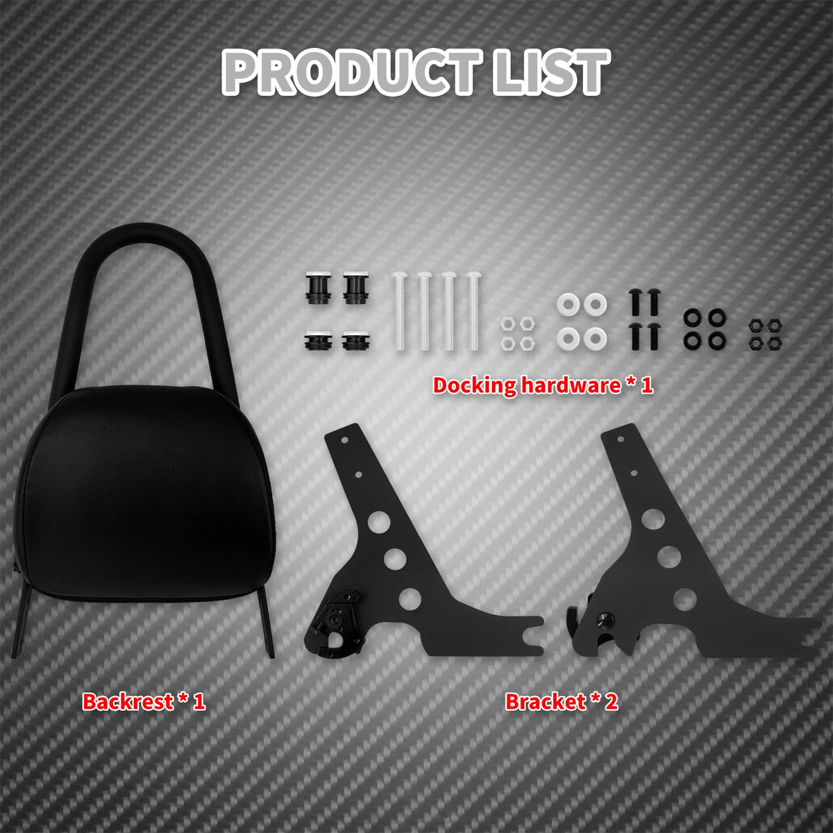 Dossier Passager Amovible (Sissy Bar) - Harley-Davidson Sportster XL 2004-2022 – photo 7/7