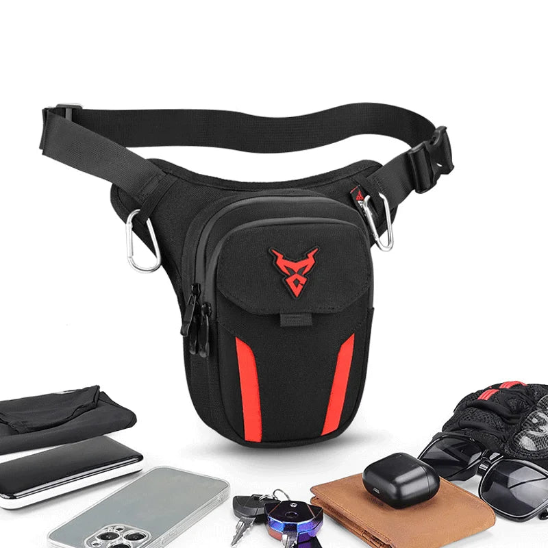 Sac de cuisse moto étanche - vue - vue 2