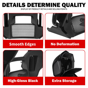 Kit de carénages bas et sabot moteur noir pour Harley-Davidson Touring - vue 5